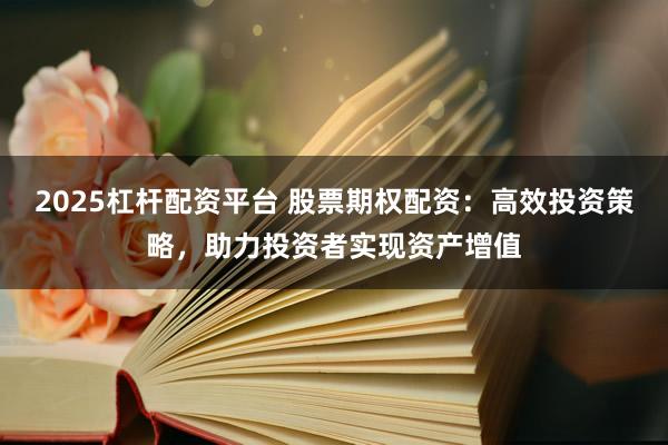2025杠杆配资平台 股票期权配资：高效投资策略，助力投资者实现资产增值