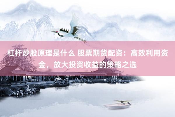 杠杆炒股原理是什么 股票期货配资：高效利用资金，放大投资收益的策略之选